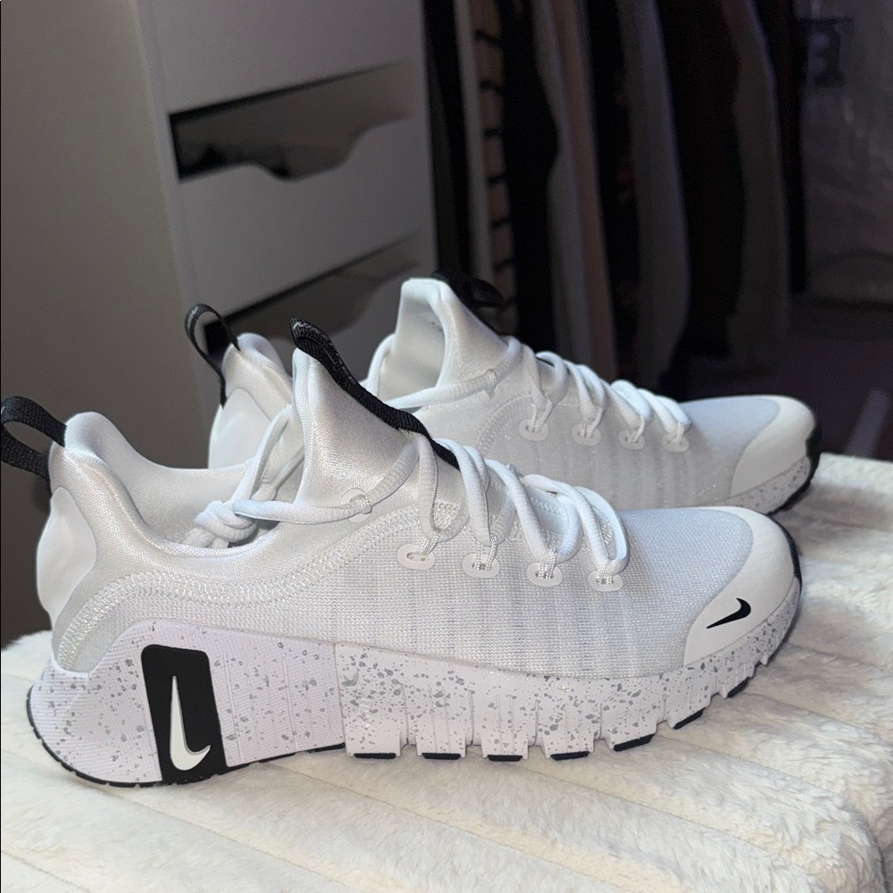 Nike White and Black Athletic Shoes